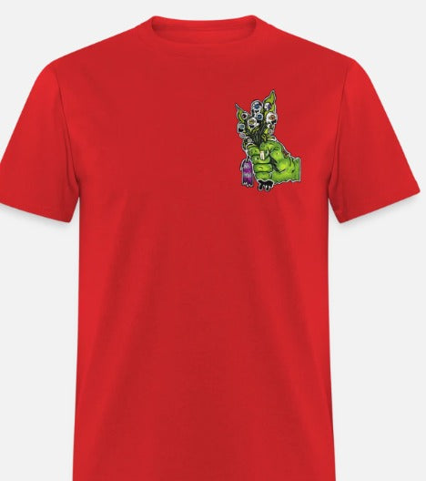 T-shirt zombie bouquet de fleur