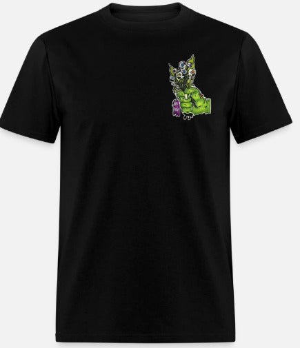 T-shirt zombie bouquet de fleur