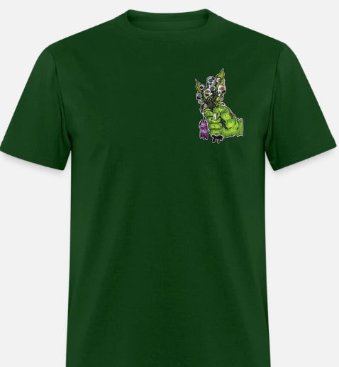 T-shirt zombie bouquet de fleur