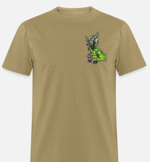 T-shirt zombie bouquet de fleur