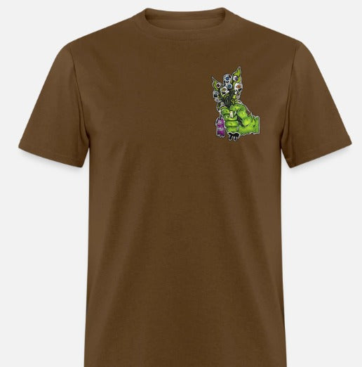 T-shirt zombie bouquet de fleur