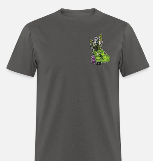 T-shirt zombie bouquet de fleur