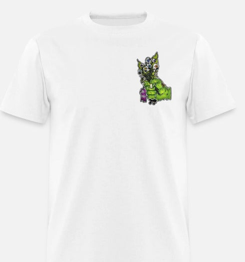 T-shirt zombie bouquet de fleur