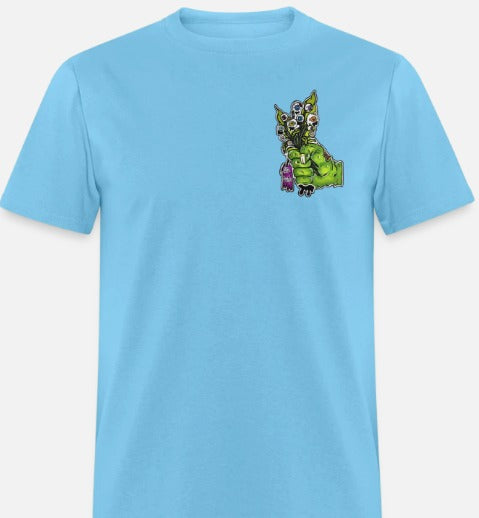 T-shirt zombie bouquet de fleur