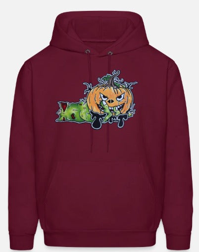 Hoodies enfant Main zombie citrouille