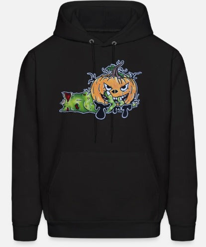 Hoodies Main zombie citrouille