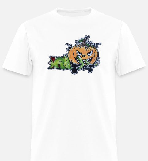 T-shirt enfant Main zombie citrouille