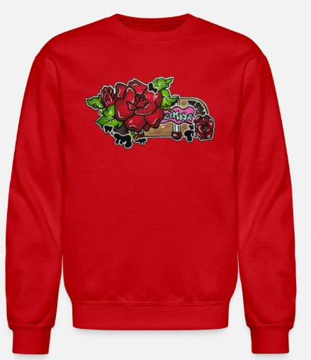 Crewneck skate fleur