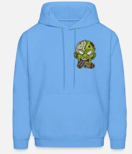 Hoodies zombie qui mange skate