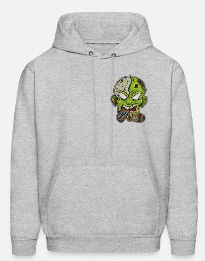 Hoodies zombie qui mange skate