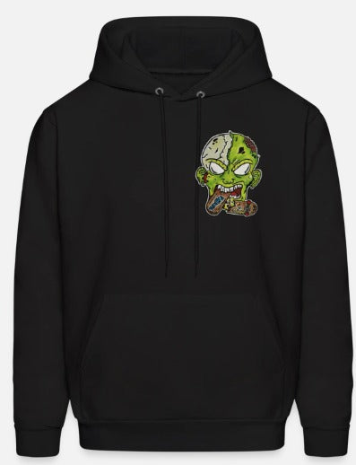 Hoodies zombie qui mange skate