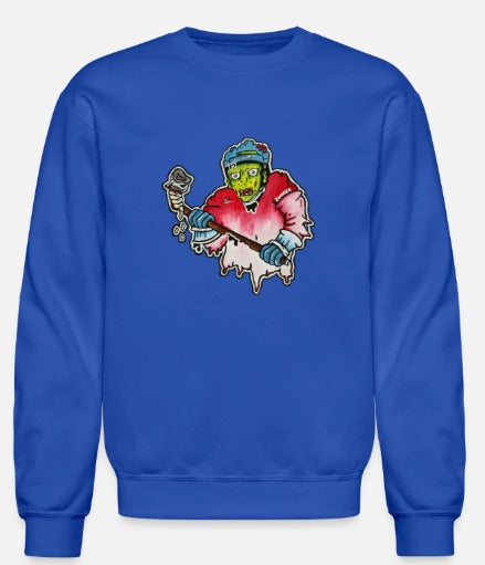 Crewneck enfant Joueur zombie hockey