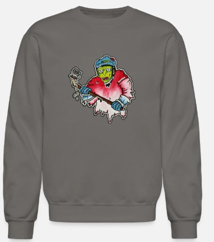 Crewneck Joueur zombie hockey