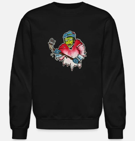 Crewneck enfant Joueur zombie hockey
