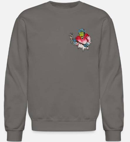 Crewneck Joueur zombie hockey
