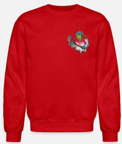 Crewneck enfant Joueur zombie hockey