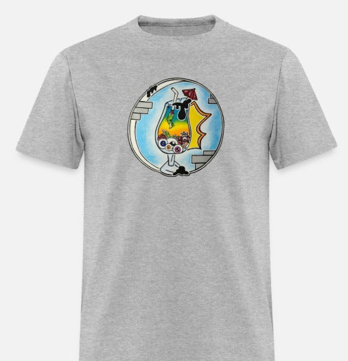 T-shirt pour tout-petits Verre cocktail rond