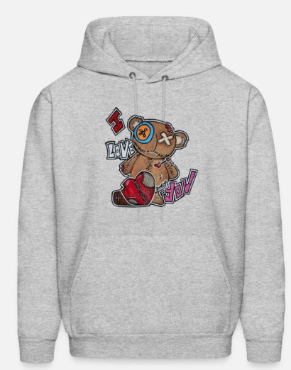Hoodies enfant ours I love you
