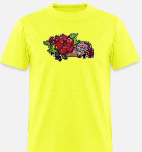 T-shirt Skate fleur