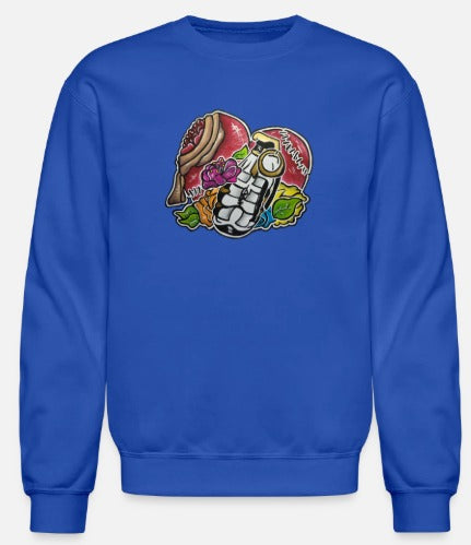 Crewneck Coeur grenade