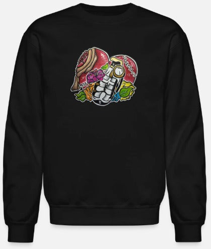 Crewneck Coeur grenade