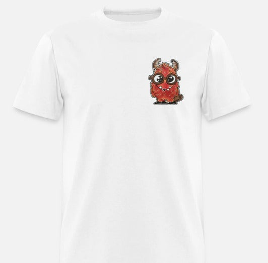 T-shirt monstre rouge