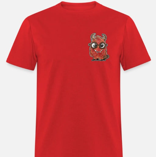 T-shirt pour tout-petits monstre rouge