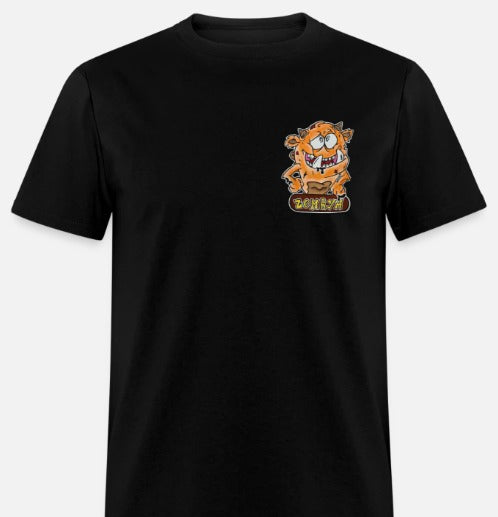 T-shirt pour tout-petits monstre orange