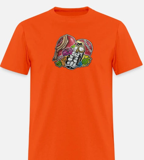 T-shirt enfant Coeur grenade