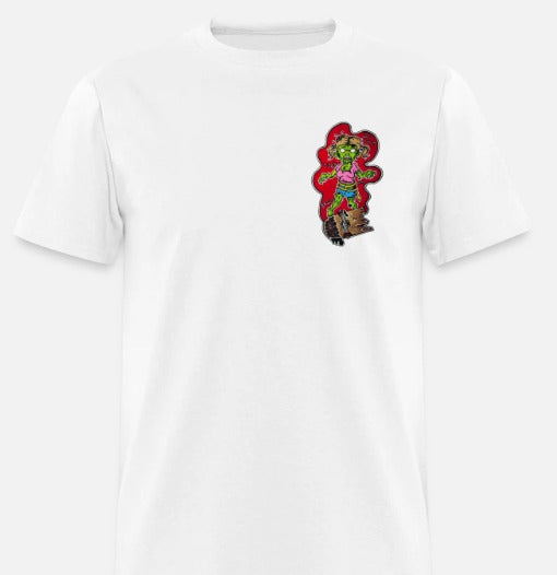 T-shirt zombie fille skate