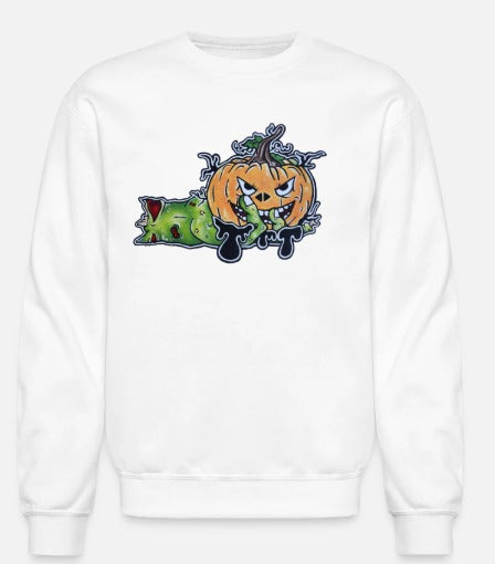 Crewneck Main zombie citrouille