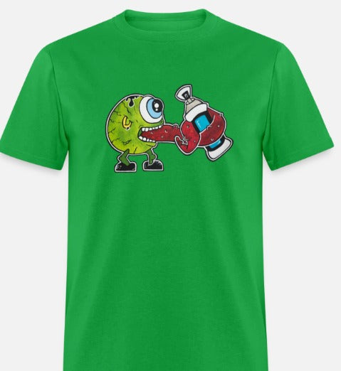 T-shirt monstre oeil vert