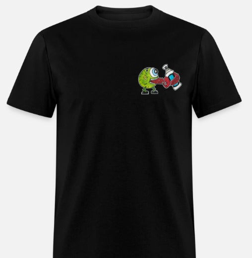 T-shirt enfant monstre oeil vert