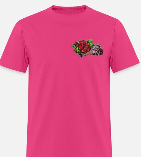 T-shirt Skate fleur