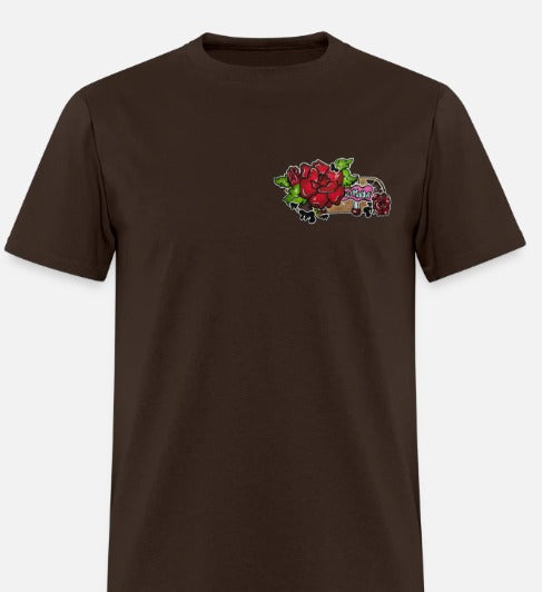 T-shirt Skate fleur
