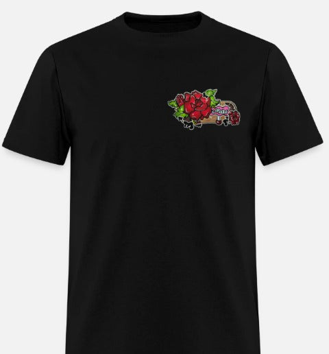 T-shirt Skate fleur