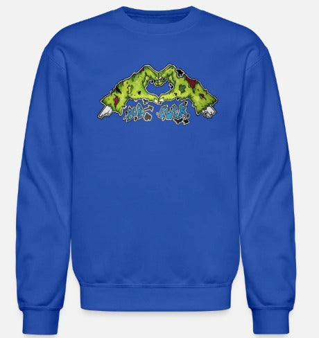 Crewneck enfant Main zombie For ever