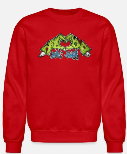 Crewneck enfant Main zombie For ever