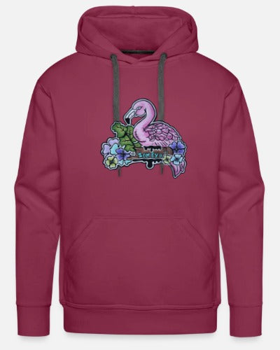 Hoodies flamant rose