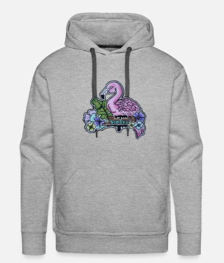 Hoodies flamant rose