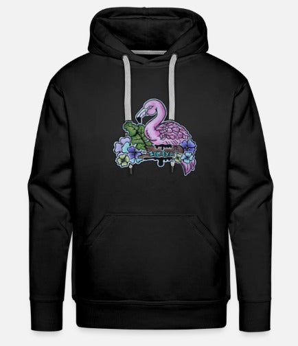 Hoodies flamant rose