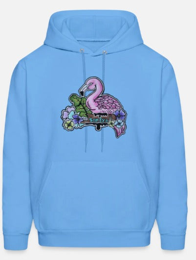 Hoodies flamant rose