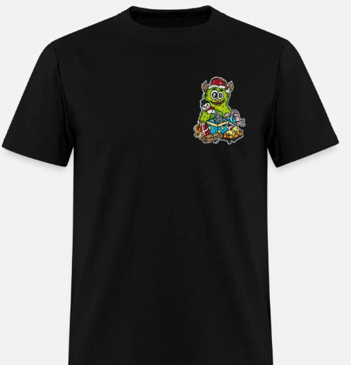 T-shirt enfant Monstre vert Noël