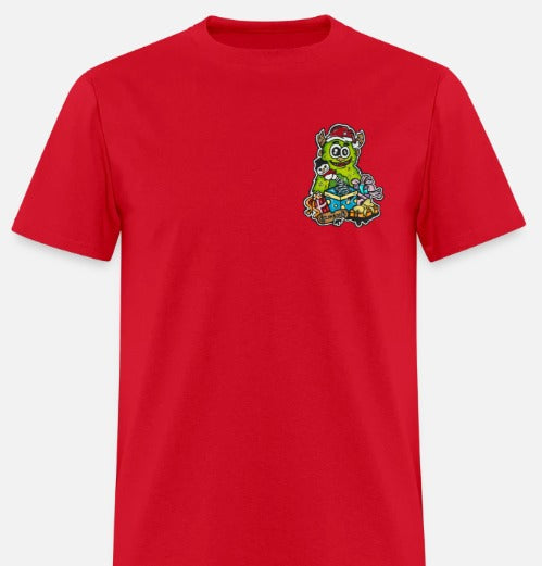 T-shirt pour tout-petits Monstre vert Noël