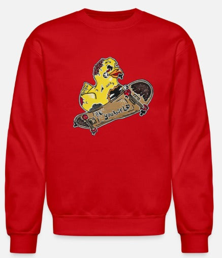 Crewneck enfant canard zombie