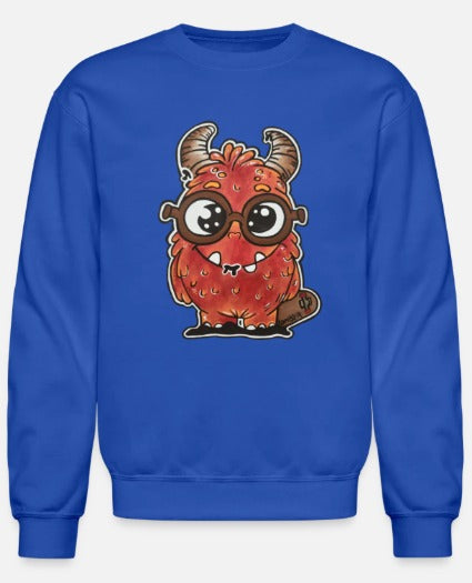 Crewneck enfant monstre rouge