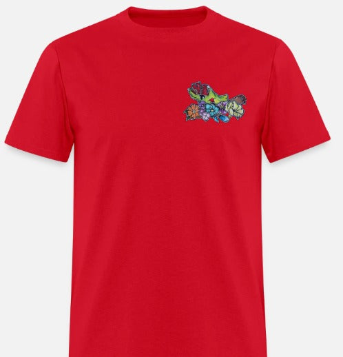 T-shirt pour tout-petits Main zombie coeur fleur