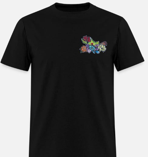 T-shirt pour tout-petits Main zombie coeur fleur