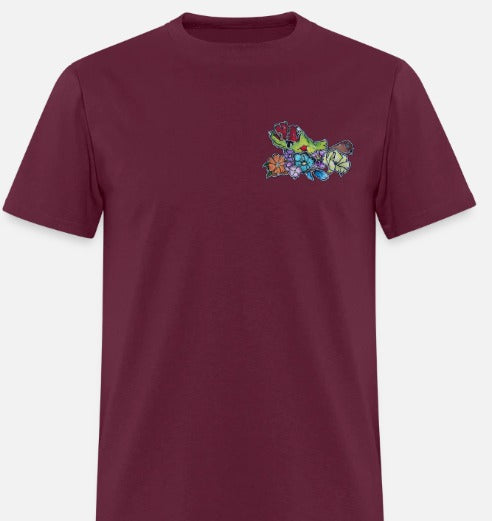 T-shirt enfant main zombie coeur fleur