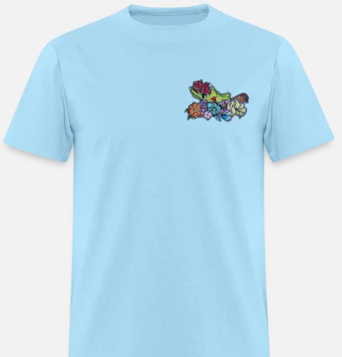 T-shirt pour tout-petits Main zombie coeur fleur